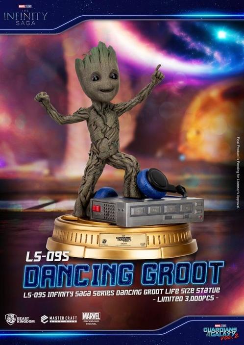 Guardians of the Galaxy 2 Life-Size Statue Dancing Groot Exc, Collections, Cinéma & Télévision, Enlèvement ou Envoi