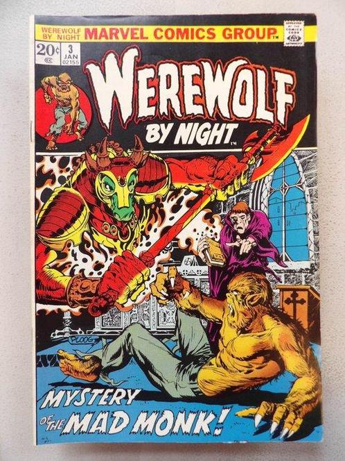Werewolf By Night (Vol. 1) #3 - The Mystery of the Mad Monk!, Boeken, Strips | Comics