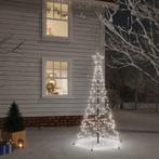 vidaXL Kerstboom met grondpin 200 LEDs 180 cm koudwit, Verzenden