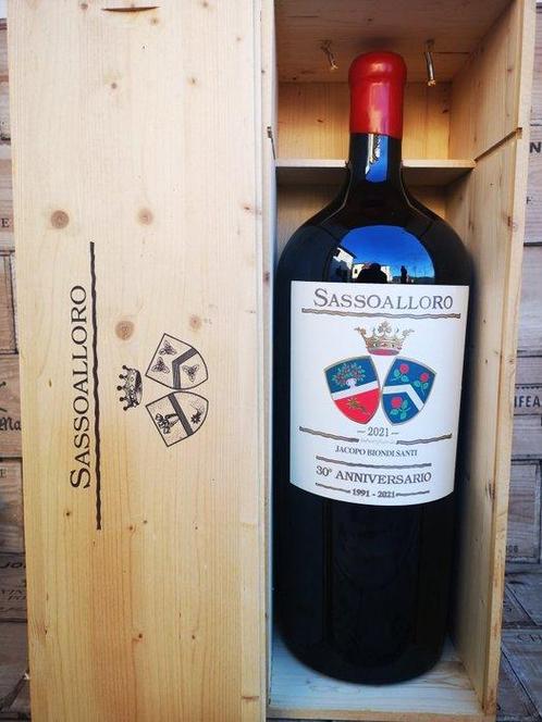 2021 Jacopo Biondi Santi Sassoalloro 30° Anniversary -, Verzamelen, Wijnen