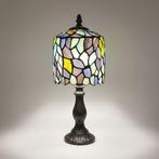 Tafellamp - Glas, Metaal - Tiffany stijl - Klassiek