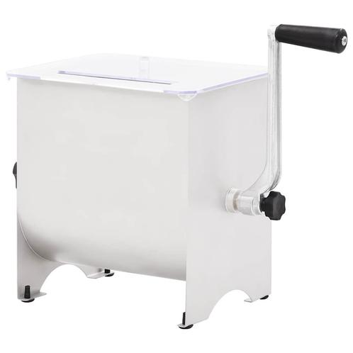 vidaXL Vleesmixer met deksel handmatig roestvrij staal, Elektronische apparatuur, Overige elektronische apparatuur, Nieuw, Verzenden