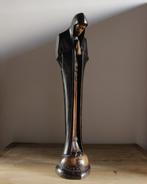 Beeld, Art Deco - Biddende Maria - 52 cm - Hout, Antiek en Kunst