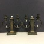 Chandelier (2) - fer-blanc, bronze, métal chromé