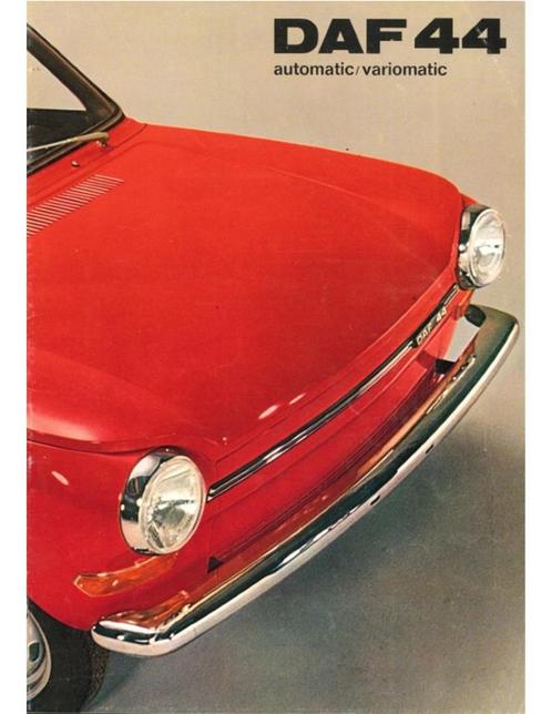 1970 DAF 44 AUTOMATIC | VARIOMATIC BROCHURE NEDERLANDS, Livres, Autos | Brochures & Magazines