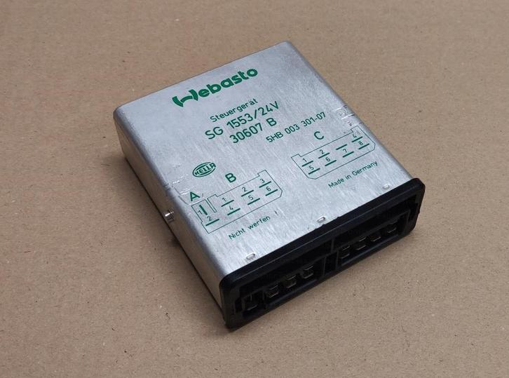 Webasto ECU SG1553 24V DBW2010 *Gebruikt, Bricolage & Construction, Bricolage & Rénovation Autre, Enlèvement ou Envoi