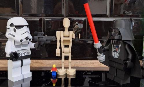Lego Minifiguur - Star Wars - 3 Art Piece Star Wars Darth, Kinderen en Baby's, Speelgoed | Duplo en Lego