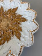 Meissen - Bord - Porselein - Meissen bladschotel 19e eeuw., Antiek en Kunst, Antiek | Glaswerk en Kristal
