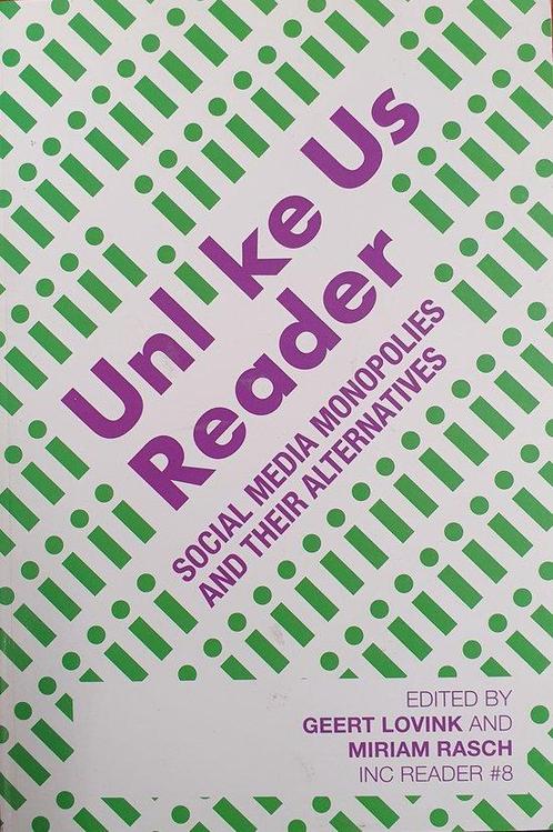 Unlike us reader / INC Readers 9789081857529, Livres, Informatique & Ordinateur, Envoi