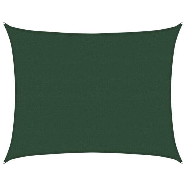 Donkergroen Zonnezeil 6x7m | Tweede Kansje | OP = OP!, Tuin en Terras, Schaduwdoeken, Nieuw, Verzenden