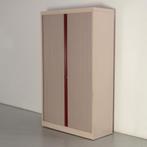 Mewaf roldeurkast, crème, 198x120 cm, incl. 4 legborden, Huis en Inrichting, Ophalen of Verzenden, Gebruikt