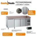 Actie! Ecofrost pizzawerkbank | 2-deurs | 7 laden | 2025mm |, Electroménager, Réfrigérateurs & Frigos