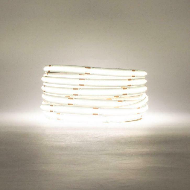 LED Strip COB - 5 Meter los - 6000k - koud wit - 320LED/m, Huis en Inrichting, Lampen | Overige, Ophalen of Verzenden