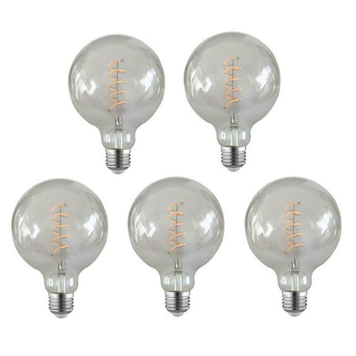 AANBIEDING Voordeelpak 5 stuks LED Filament Globe lamp, Huis en Inrichting, Lampen | Losse lampen, Nieuw, E27 (groot), Verzenden