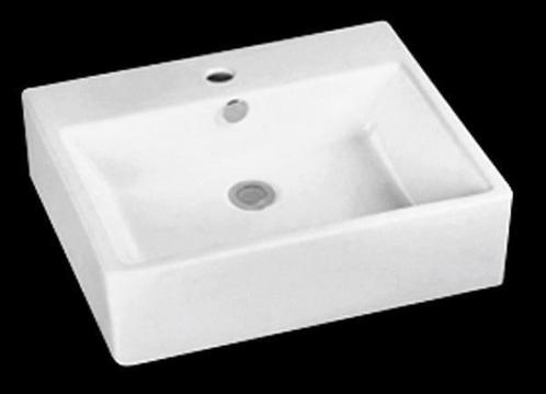 Sanifun Wastafel Bestone 53x41,5x15cm, Maison & Meubles, Salle de bain | Linge de bain & Accessoires