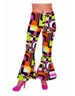 Disco broek met retro print, Ophalen of Verzenden, Nieuw