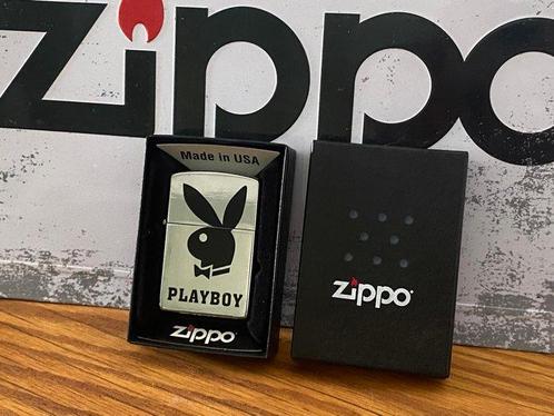 Zippo - PLAYBOY - Zonder Minimumprijs - Aansteker - Messing,, Verzamelen, Rookartikelen, Aanstekers en Luciferdoosjes