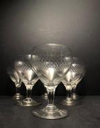 France, XIX - Wijnglas - Oud guilloché décor gegraveerd -, Antiek en Kunst