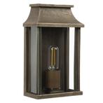 Buitenverlichting brons-koper Goteborg Muurlamp Plat Brons, Verzenden, Nieuw