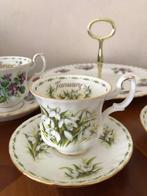 Royal Albert - Koffieservies - Flower of the months series -, Antiek en Kunst