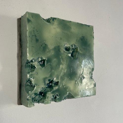 Elisa Martinelli - Green square, Antiek en Kunst, Kunst | Schilderijen | Modern