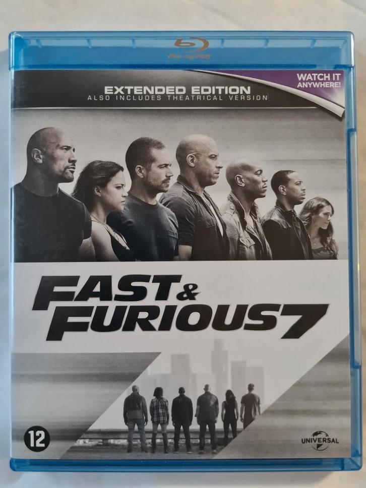 FAST & FURIOUS 7 (BLURAY), Cd's en Dvd's, Blu-ray, Gebruikt