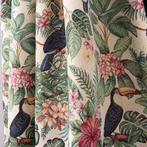 Tissu Gobelin de haute qualité – Design tropical avec, Antiek en Kunst