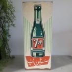 Reclamebord Seven Up, 1950 - Enseigne publicitaire - Métal