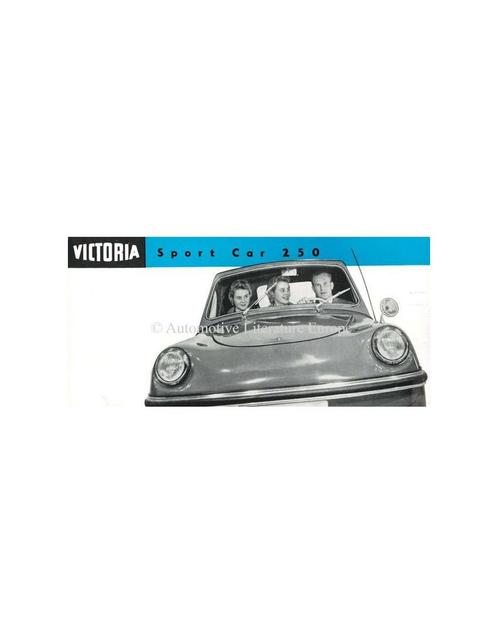 1958 VICTORIA SPORT CAR 250 BROCHURE ENGELS, Boeken, Auto's | Folders en Tijdschriften