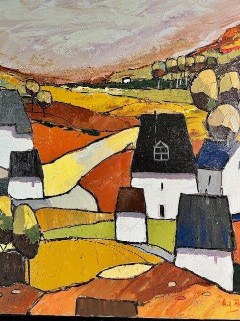 Hub Peters (1945) - Landschap, Antiek en Kunst, Kunst | Schilderijen | Modern