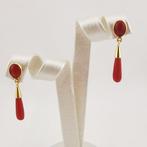 Koraal - Argento 925 - Oorbellen - Italiaans ambacht, Nieuw