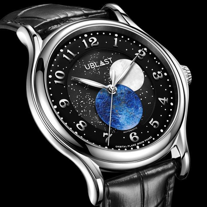 Ublast - Orbital Plane - Automatic Moon Phase -, Handtassen en Accessoires, Horloges | Heren