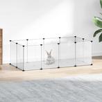 vidaXL Dierenhok klein 144x74x46,5 cm polypropeen en staal, Dieren en Toebehoren, Verzenden, Nieuw