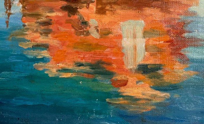 Ecole Européenne vers 1930 - Temple de Philae, Antiek en Kunst, Kunst | Schilderijen | Klassiek