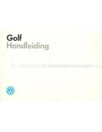 1989 VOLKSWAGEN GOLF INSTRUCTIEBOEKJE NEDERLANDS