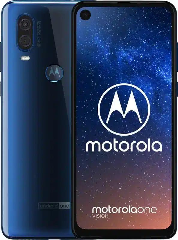 Motorola One Vision 128GB Blauw met GARANTIE & verzending, Telecommunicatie, Mobiele telefoons | Motorola, Zo goed als nieuw, Ophalen of Verzenden