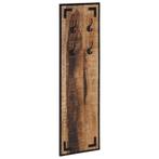 vidaXL Porte-manteau 35x8x110 cm bois de manguier massif, Verzenden