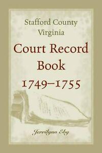 Stafford County, Virginia, Court Record Book, 1749 - 1755,, Livres, Livres Autre, Envoi