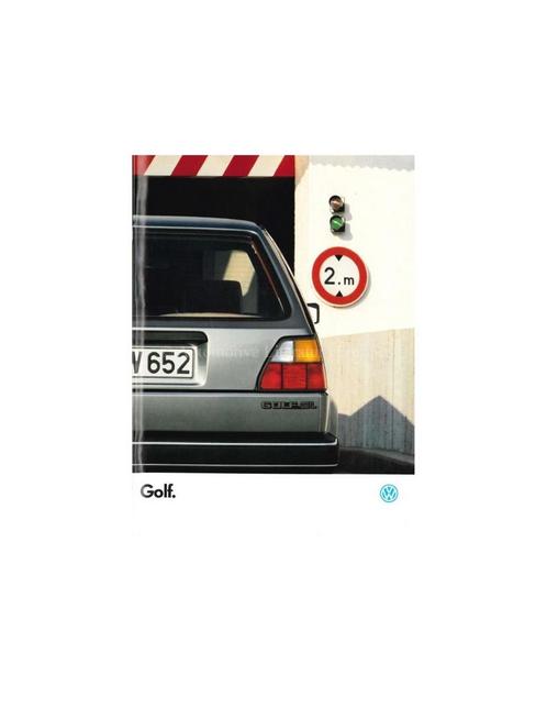 1986 VOLKSWAGEN GOLF BROCHURE FRANS, Boeken, Auto's | Folders en Tijdschriften