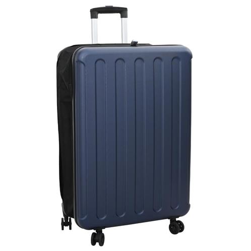 vidaXL Opvouwbare Koffer Hard Shell 28 Donkerblauw 50x30x76, Handtassen en Accessoires, Koffers, Nieuw, Verzenden