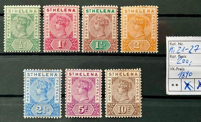 Britse Gemenebest 1890 - St. Helena – Volledige set, Timbres & Monnaies, Timbres | Europe | Royaume-Uni