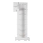 Witte Ballonnen Standaard 1 Jaar 81cm, Hobby en Vrije tijd, Verzenden, Nieuw