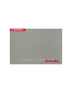 1994 HONDA CIVIC INSTRUCTIEBOEKJE NEDERLANDS, Auto diversen, Handleidingen en Instructieboekjes, Ophalen of Verzenden