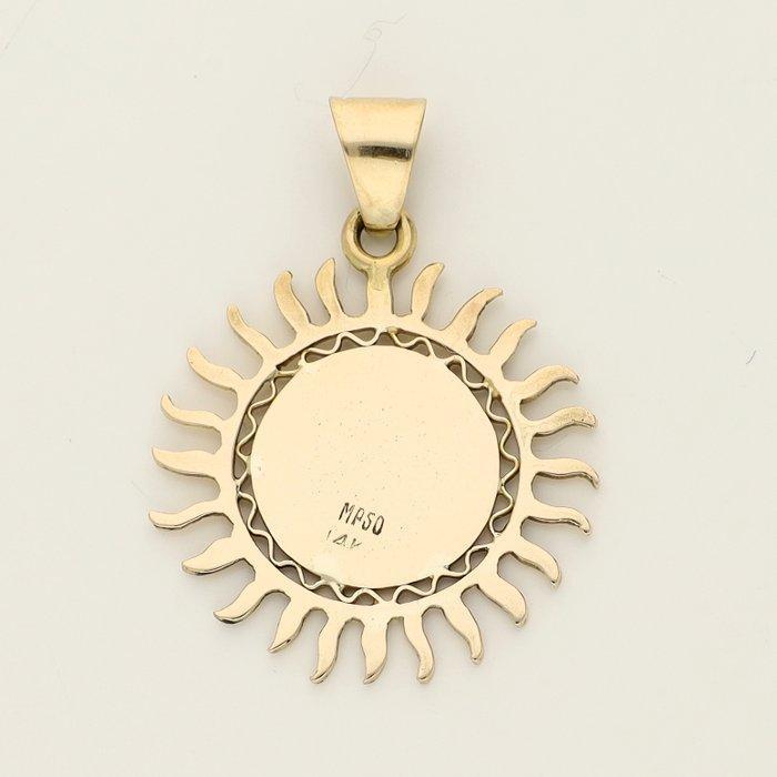 Hanger - 14 karaat Geel goud, Handtassen en Accessoires, Antieke sieraden