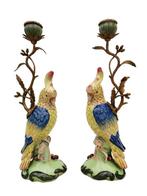 Kaarsenhouder (2) - Brons, Porselein, Antiek en Kunst