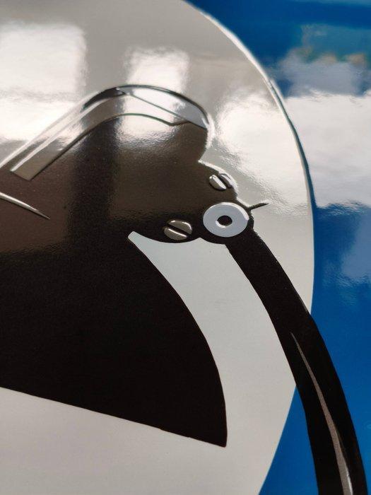 Bauhaus - enamel sign BAUHAUS Lampe Emailschild Emaille, Antiquités & Art, Antiquités | Assiettes décoratives & Carrelages