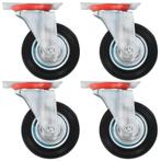 vidaXL Zwenkwielen 4 st 100 mm, Verzenden, Nieuw