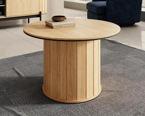 Meubella Salontafel rond eiken 65 cm | Modern, Maison & Meubles, Tables | Tables de salon, Envoi