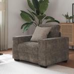vidaXL Donkergrijze Kunstlederen Fauteuil 59 cm, Huis en Inrichting, Verzenden, Nieuw