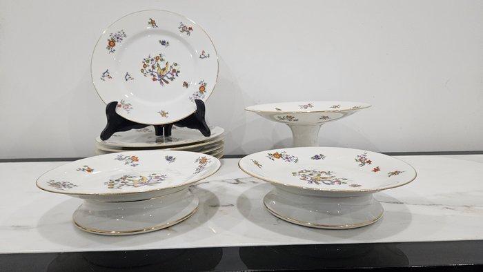 Michelaud frères Limoges - Service de dîner (9) - Porcelaine, Antiek en Kunst, Antiek | Glaswerk en Kristal
